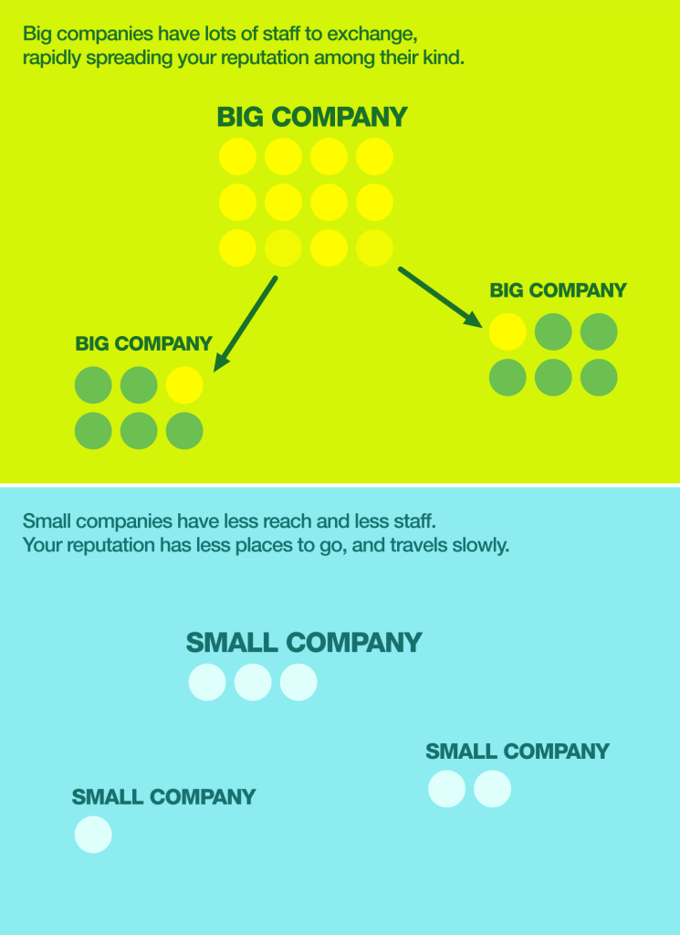 Big and Small companies